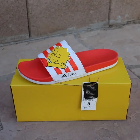 Adidas - THE SIMPSONS ADILETTE COMFORT SLIDES - Picture 2 of 4